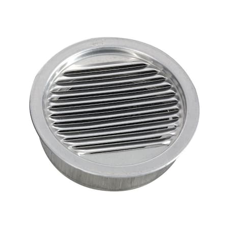 Air Vent Air Vent 4 in. W X 4 in. L Mill Silver Aluminum Mini Louver 50003